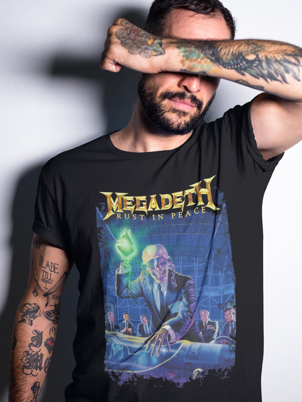Megadeth | Official Band T-shirt | Rust In Peace 30th Anniversary (Back Print)