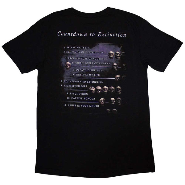 Megadeth | Official Band T-Shirt | Countdown (Back Print)