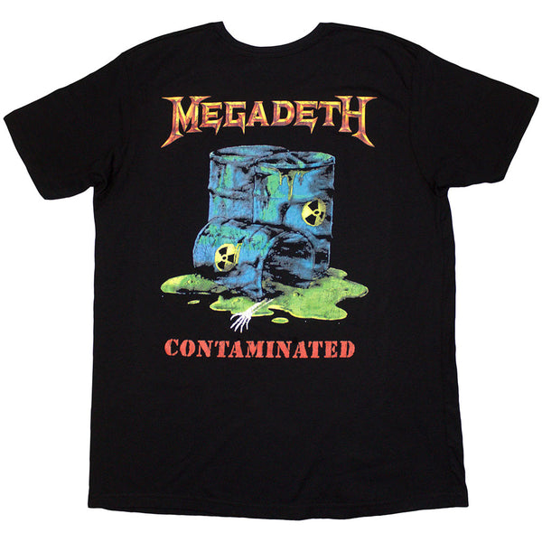 Megadeth | Official T-Shirt | Contaminated (Back Print)