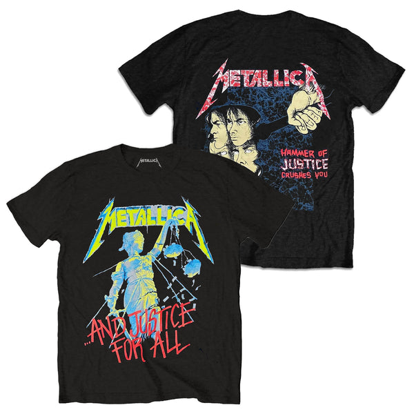 Metallica | Official Band T-Shirt | And Justice For All (Original) (Back Print)