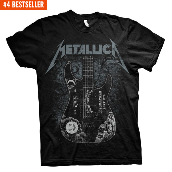 Metallica | Official Band T-shirt | Hammett Ouija Guitar