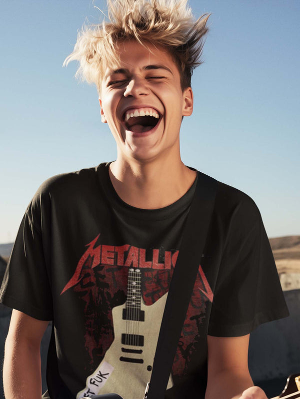 Metallica | Official Band T-Shirt | Eet Fuk (Back Print)