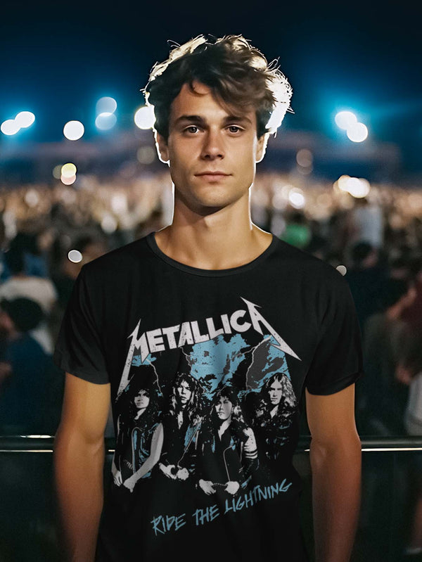 Metallica | Official Band T-Shirt | Vintage Ride The Lightning