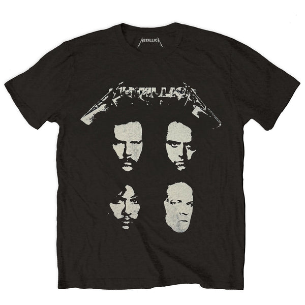 Metallica | Official Band T-Shirt | 4 Faces (Back Print)