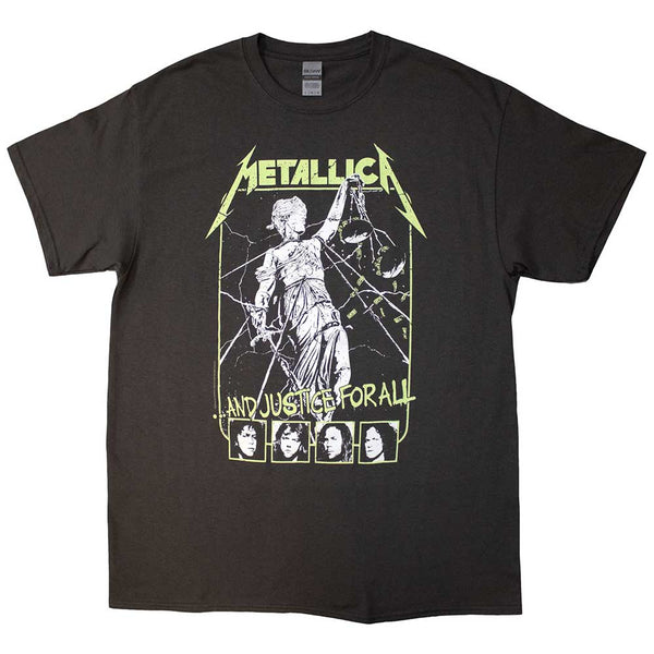 Metallica | Official Band T-Shirt | Justice Faces