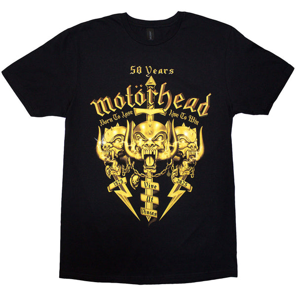 Motorhead | Official Band T-Shirt | 50 Years Swords & Warpig