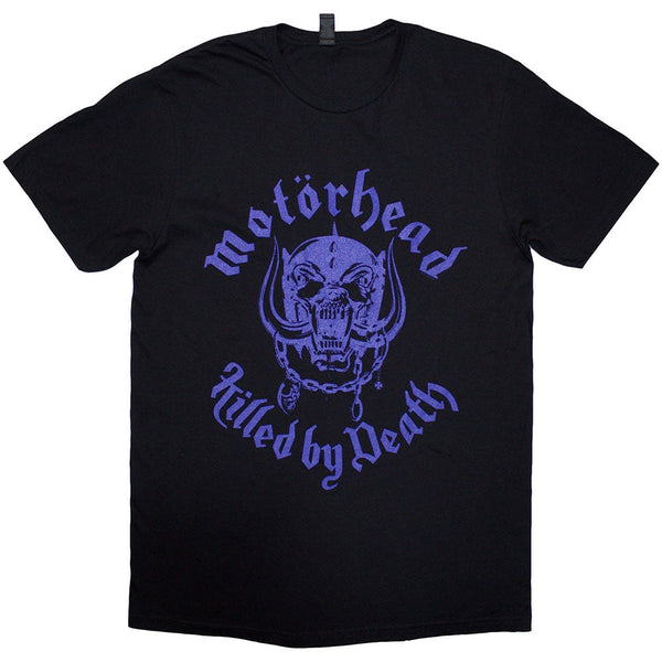 Motorhead | Official Band T-Shirt | Killed By Death Lyric (Back Print)