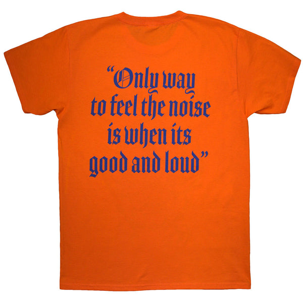 Motorhead | Official Band T-Shirt | Good & Loud (Orange) (Back Print)