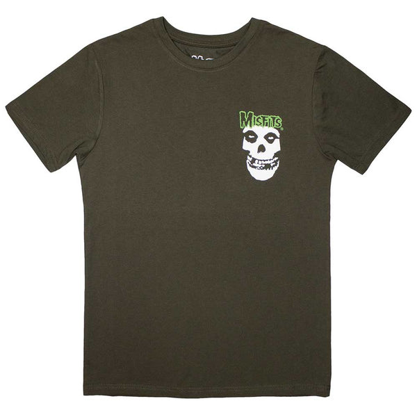 Misfits | Official Band T-Shirt | Mini Skull & Logo