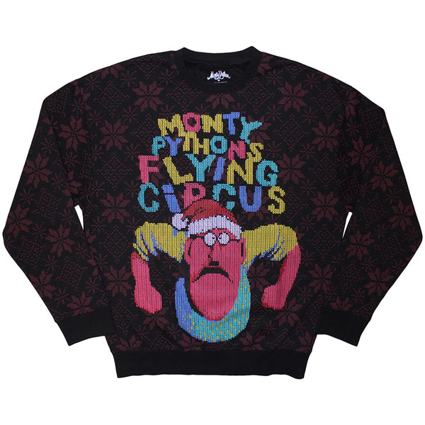 Monty Python | Official Sweatshirt | Flying Circus Grumpy Man (Black)