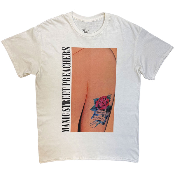 Manic Street Preachers | Official Band T-Shirt | Generation Terrorists (White)