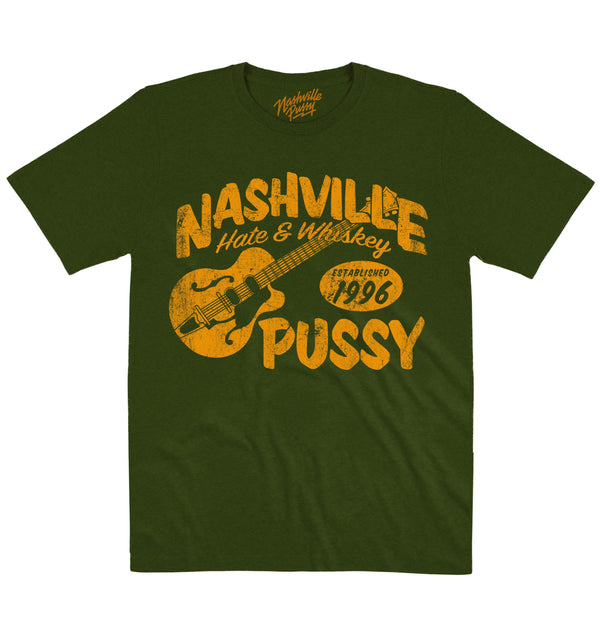 Nashville Pussy | Hate & Whiskey | Official Artist T-shirt