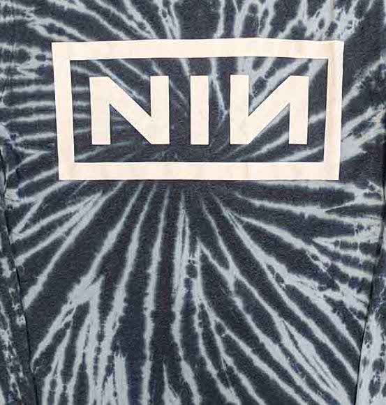 Nine Inch Nails Unisex Long Sleeve T-Shirt: Logo (Wash Collection)