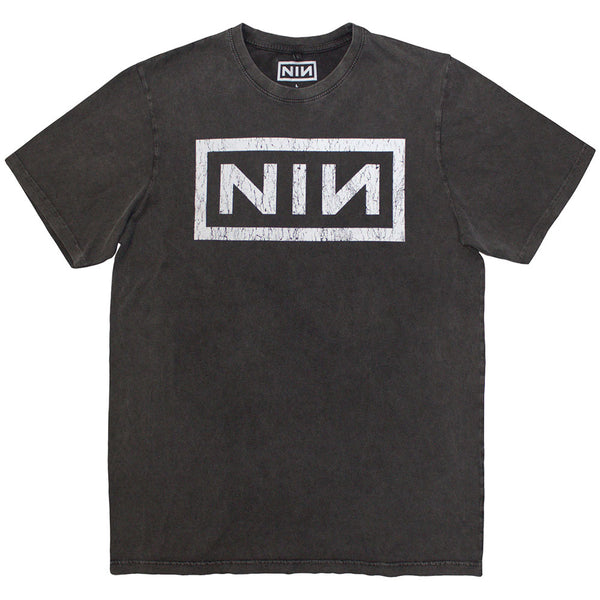 Nine Inch Nails | Official Stone Wash T-Shirt | Classic Logo