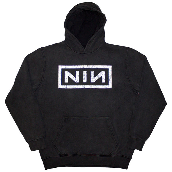 Nine Inch Nails | Official Band Hoodie | Classic Logo (Wash Collection)