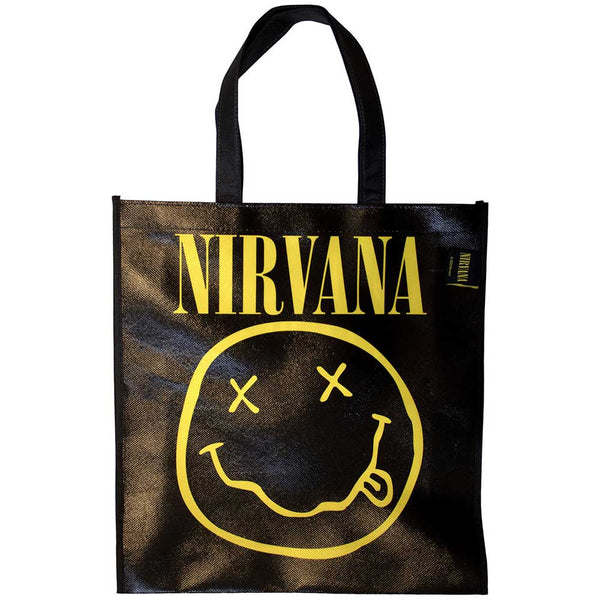 Nirvana | Official Eco Bag | Yellow Happy Face