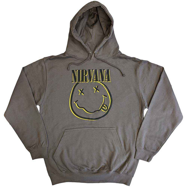 Nirvana | Official Band Hoodie | Inverse Happy Face