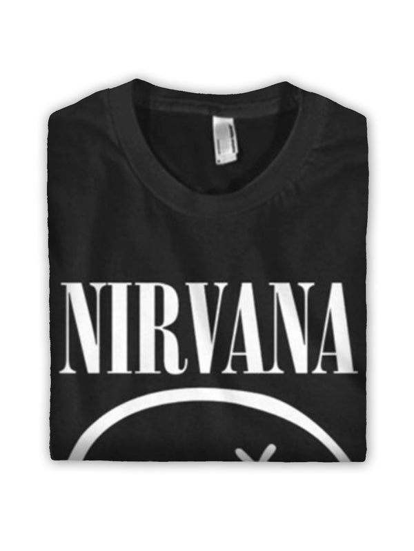 Nirvana | Official Band T-Shirt | Happy Face