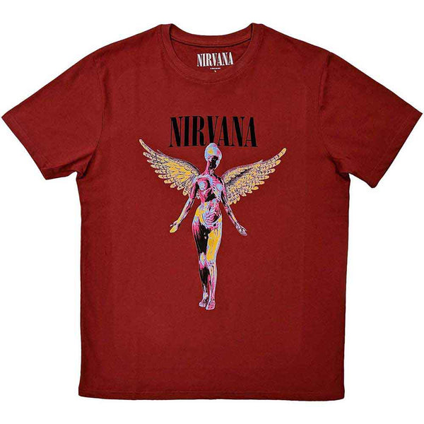 Nirvana | Official Band T-Shirt | In Utero Red