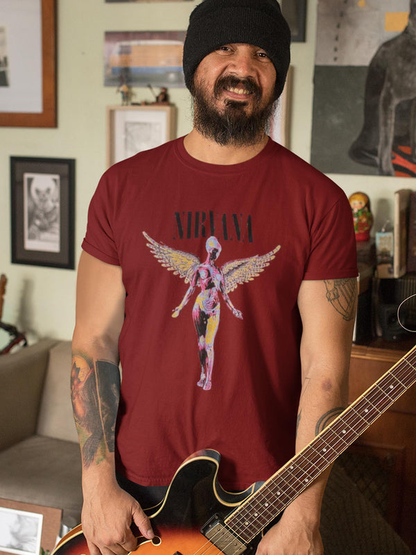 Nirvana | Official Band T-Shirt | In Utero Red