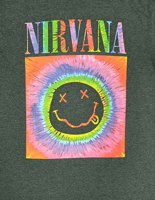 Nirvana | Official Band T-Shirt | Happy Face Glow Box