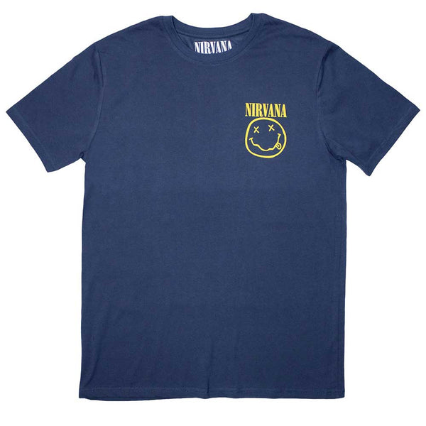 Nirvana | Official Band T-Shirt | Mini Happy Face