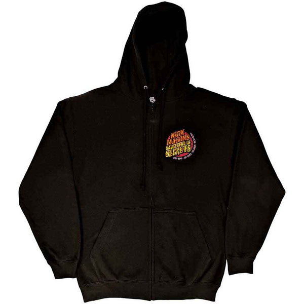 Nick Mason's Saucerful of Secrets | Official Band Zipped Hoodie | Logo (Back Print, Ex-Tour)