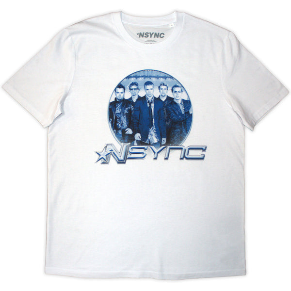 NSYNC | Official Band T-Shirt | Band Circle (White)