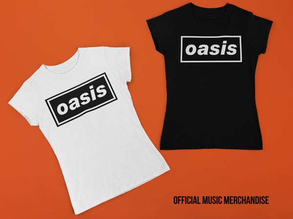 Oasis | Ladies Official Band T-Shirt | Decca Logo