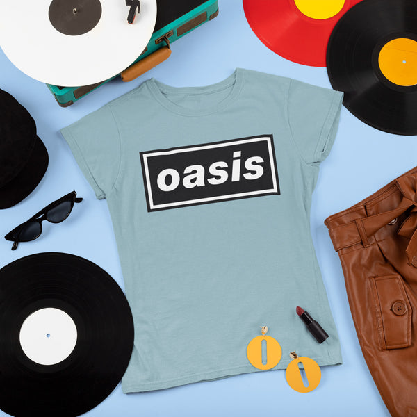 Oasis Ladies T-Shirt: Decca Logo