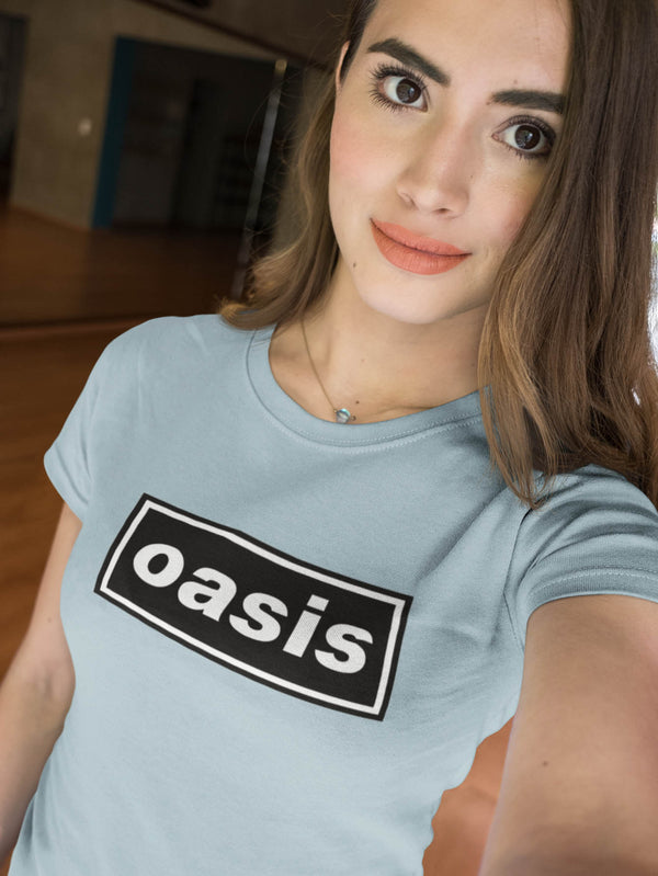 Oasis Ladies T-Shirt: Decca Logo