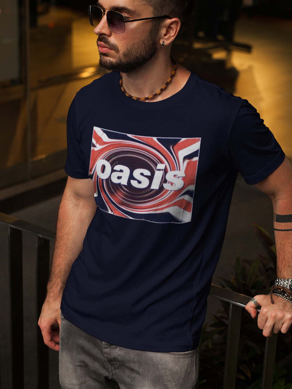 Oasis | Official Band T-Shirt | Union Jack