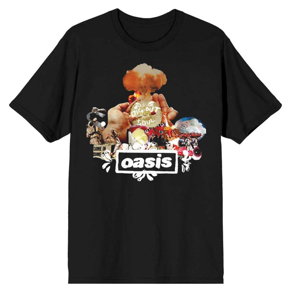 Oasis | Official Band T-Shirt | Atomic Collage