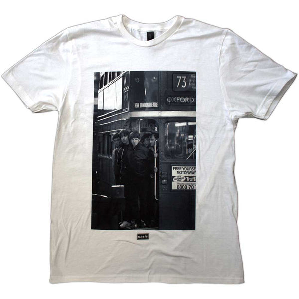 Oasis | Official Band T-Shirt | London Bus Photo