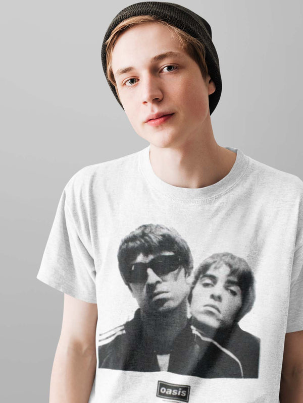 Oasis | Official Band T-Shirt | Noel & Liam Square Photo