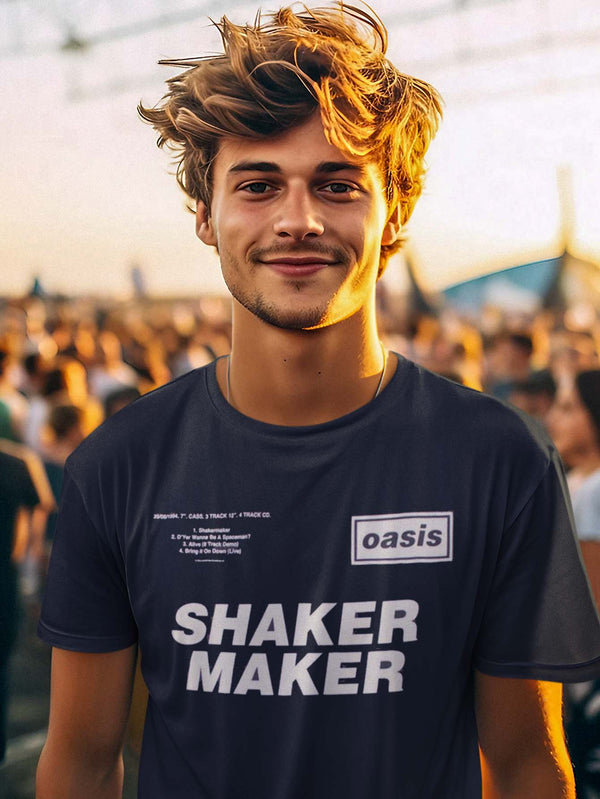 Oasis | Official Band T-Shirt | Shakermaker Tracklisting
