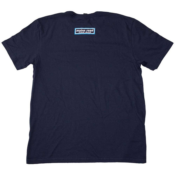 Oasis | Official Band T-Shirt | Maine Road Event Logo (Back Print)