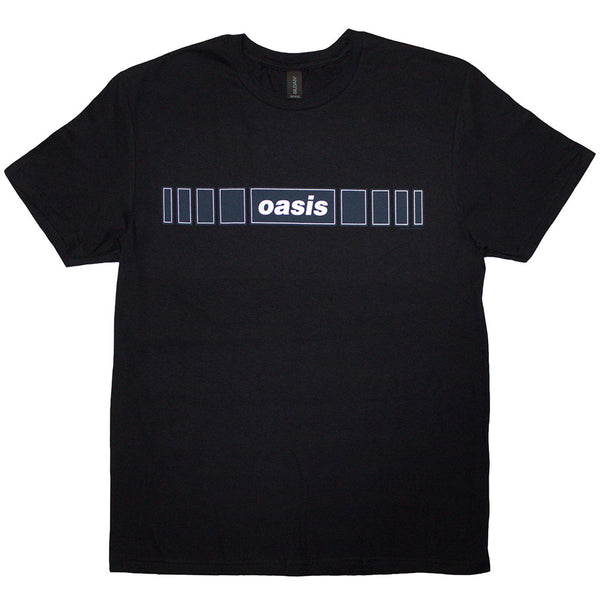 Oasis | Official Band  T-Shirt | Horizontal Bars Logo