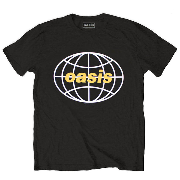 Oasis | Official Band  T-Shirt | Globe Logo