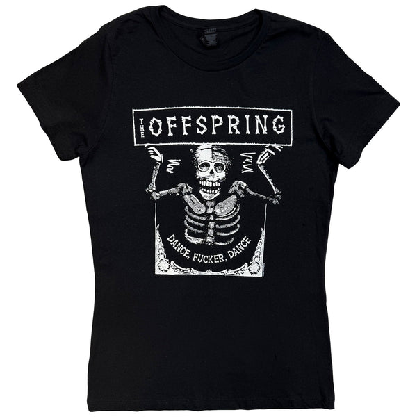 The Offspring | Official Band Ladies T-Shirt | Dance F*cker Dance (Black)
