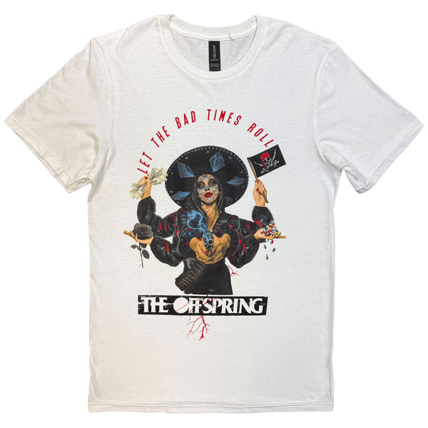 The Offspring | Official Band T-Shirt | Shooting Gun (White)