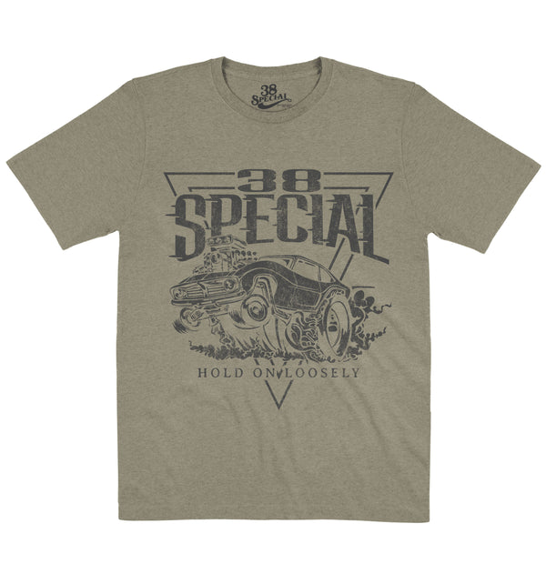 38 Special | Hold On Car - Charcoal | Official Artist T-shirt