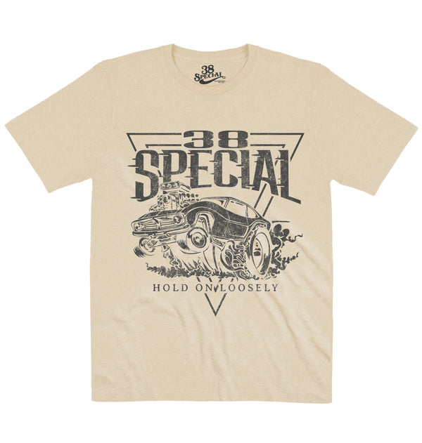 38 Special | Hold On Car - Charcoal | Official Artist T-shirt