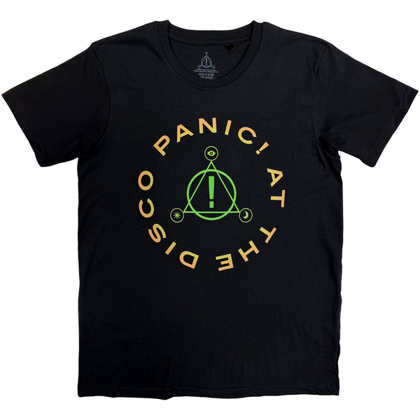 Panic! At The Disco | Official Band T-Shirt | Triangle Circle (Black)