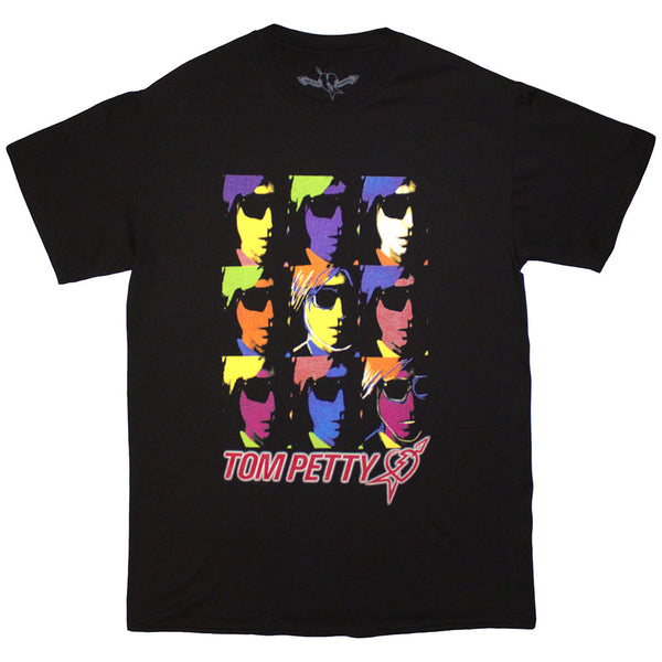 Tom Petty & The Heartbreakers | Official Band T-Shirt | Nine Toms (Black)