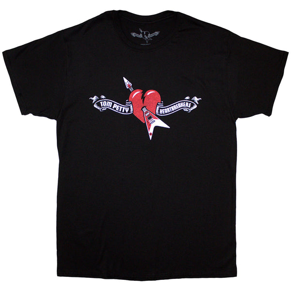 Tom Petty & The Heartbreakers | Official Band T-Shirt | Heart Logo