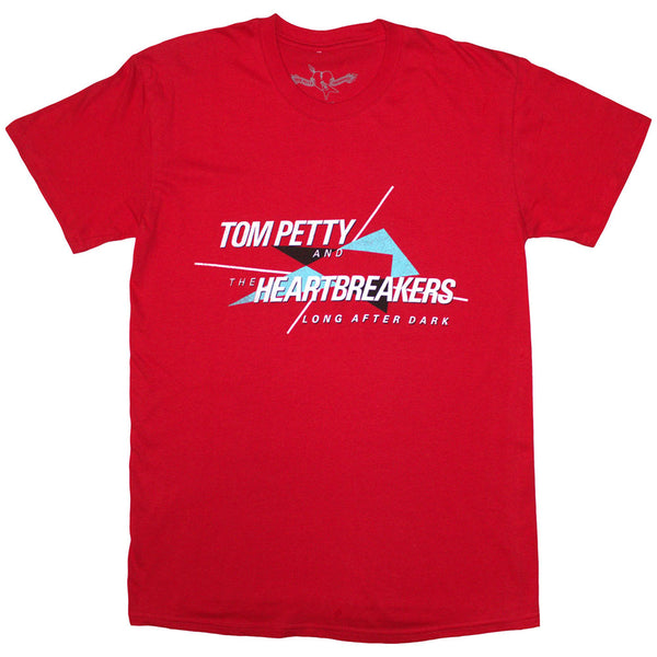 Tom Petty & The Heartbreakers | Official Band T-Shirt | Long After Dark (Red)