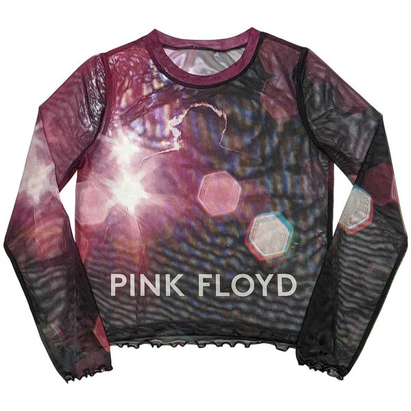 Pink Floyd | Ladies Long Sleeve Official Band T-Shirt | Knebworth '90 (Mesh)