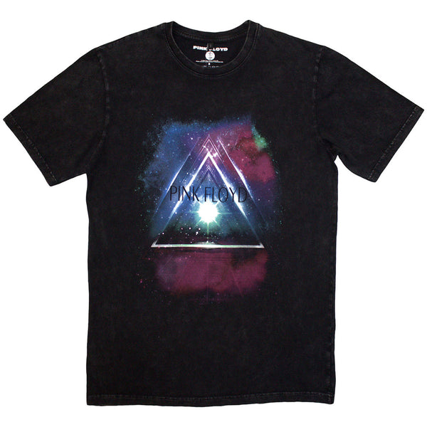 Pink Floyd | Official Stone Wash Band T-Shirt | Space Prism Stone Wash