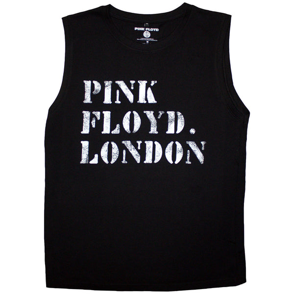 Pink Floyd | Official Band Tank T-Shirt | Stencil Logo